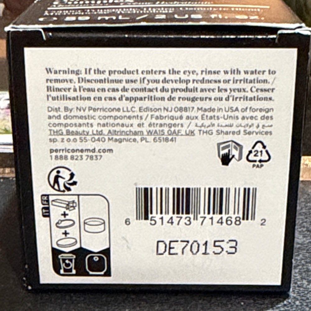 Perricone MD Cold Plasma Plus+ ADVANCED HYDRATING COMPLEX Just Out! F/S 2 Oz NIB - Picture 10 of 11